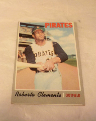 1970 Topps Baseball Card ROBERTO CLEMENTE Pittsburgh Pirates # 350-Ungraded