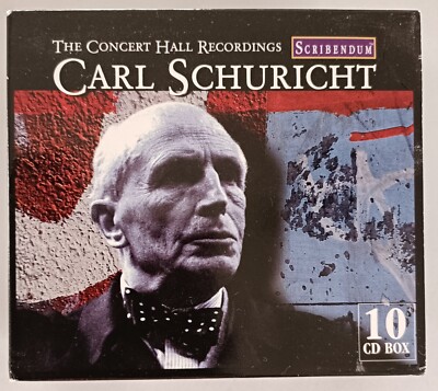 CARL SCHURICHT The Concert Hall Recordings 10 CD Boxset Plus Booklet Scribendum