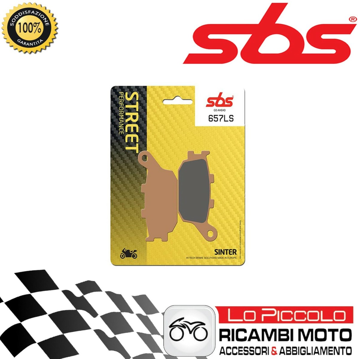 Kit Pastiglie Freni Brembo Sinterizzate Per Suzuki GSR 750 ABS (2011-2016) - Anteriore E Posteriore - Foto 6