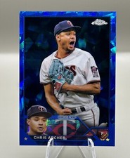 2023 Topps Chrome Sapphire CHRIS ARCHER #465 Minnesota Twins