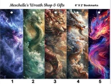 Mystical Fantasy Dragon 2 Themed Bookmarks