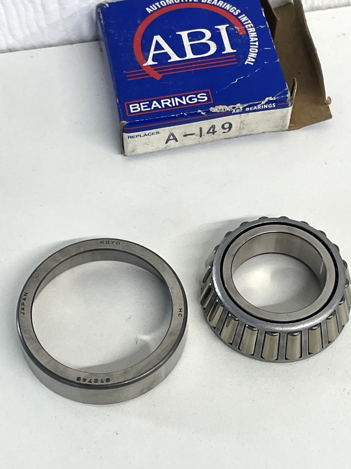 Juego de cojinetes de rueda y carreras marca A149 ABI xref. Nacional # A-149 Foto 2 de 4