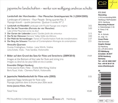 AMARYLLIS QUARTETT/ENSEMBLE OBLIGAT HAMBURG/IMME-JEANNE KLETT JAPANESE LANDSCAPE