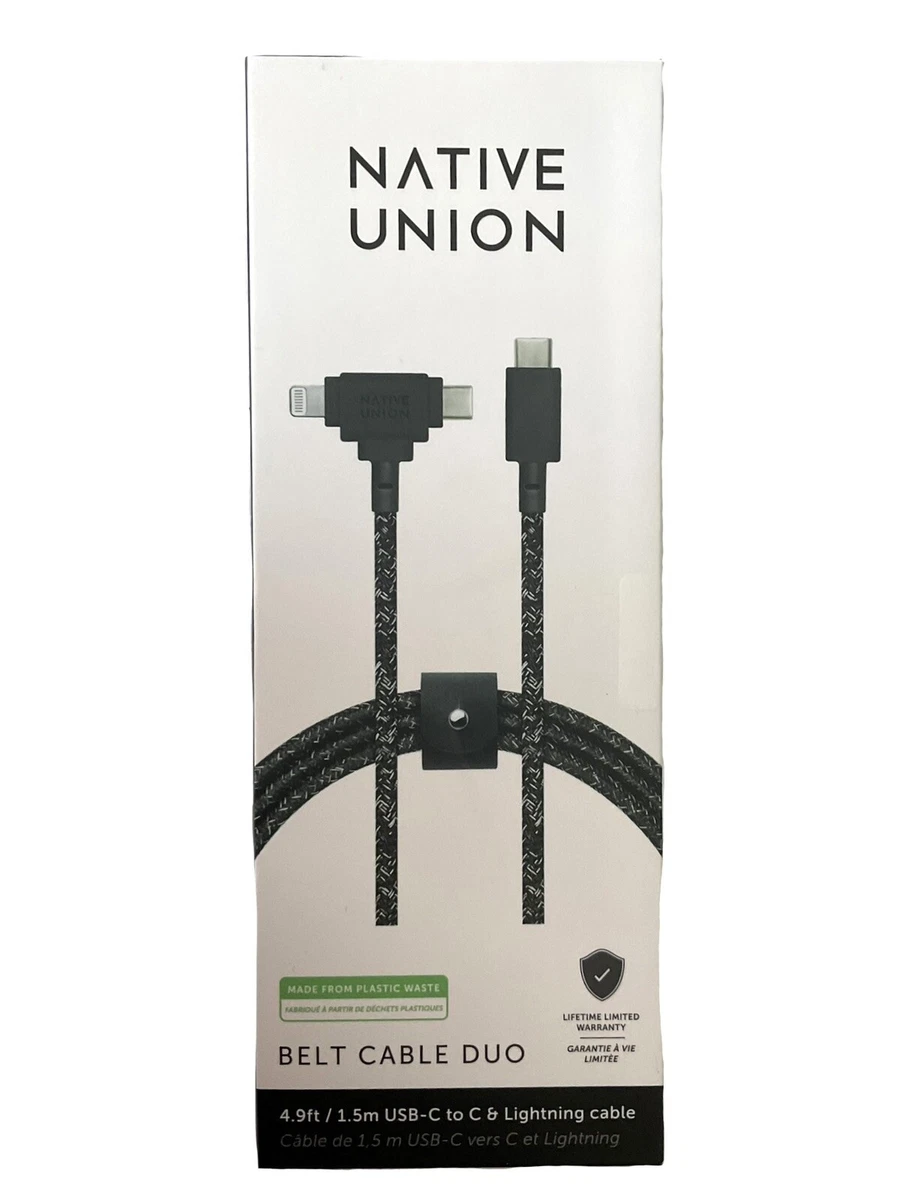 Belt Cable Duo (USB-C to USB-C & Lightning)