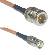 RG400 N FEMALE to BNC FEMALE RF Cable FAST-SHIP LOT