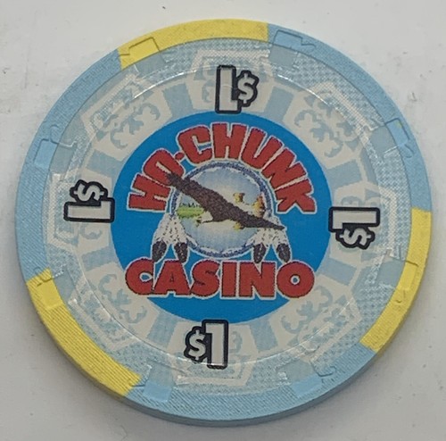 Ho Chunk Casino Wisconsin Dells - Baraboo Wisconsin WI $1 Chip - H&C RHC - Picture 2 of 2