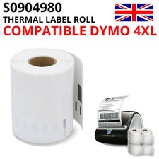 5x S0904980 DYMO 4XL Shipping Labels 104x159mm (4"x6") 220 Per Roll