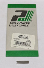 12 Precision Jobber Length Drills 0.38mm HSS Metric 118  France .38 mm Drill