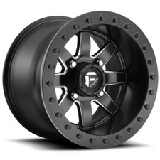 Fuel Maverick D928 Beadlock Black Milled Utv / Atv Rims: 15x8 4x137 0mm