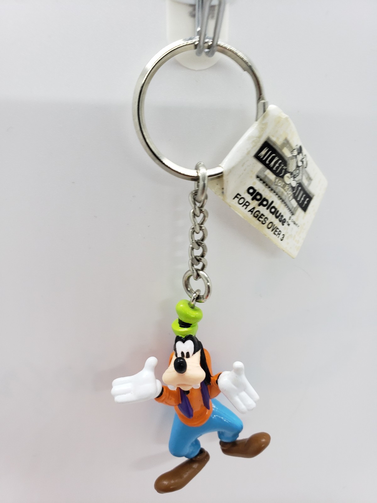 Disney Goofy Standing PVC Keychain/Keyring *NEW* *RARE* tag vintage
