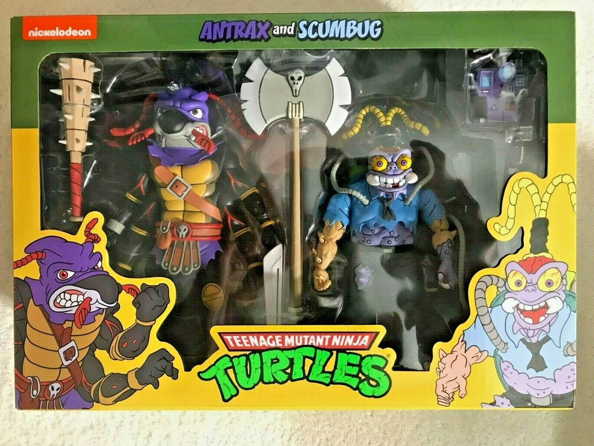 ネカ　ミュータントタートルズ アンタラックス、スカムバグ　neca TMNT NECA TEENAGE MUTANT NINJA TURTLES ACE DUCK & MUTAGEN MAN + ANTRAX