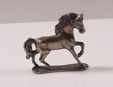 Silberfigur Figur Miniatur Pferd stehend  Silber 925 22gramm