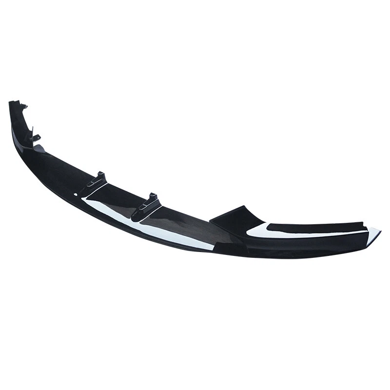 For 14-21 BMW F22 2 Series M Sport Front Bumper Lip Splitter Spoiler Gloss Black Foto 2 de 4