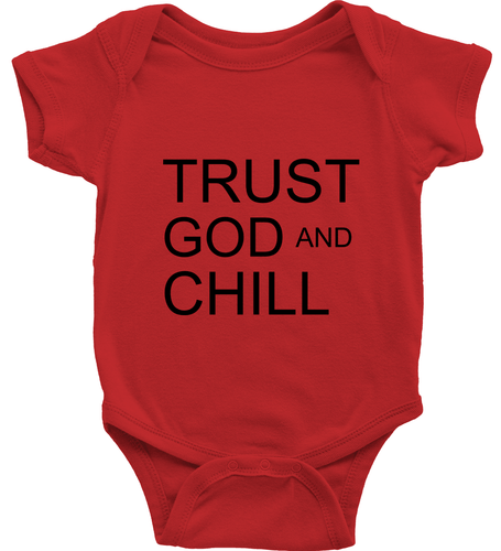 Toddler Kid Youth T-Shirt Baby Bodysuit Trust God and Chill Positive Graphic Tee - Picture 5 of 36