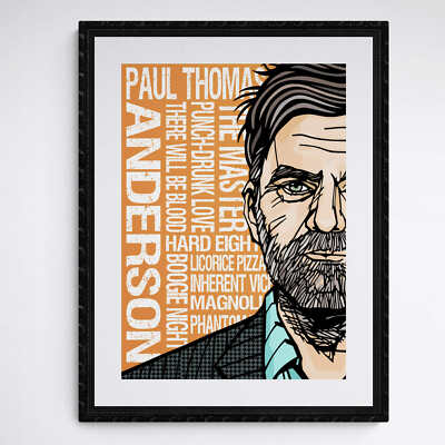 PAUL THOMAS ANDERSON Druck - Filmregisseur, Phantomfaden, es wird Blut geben