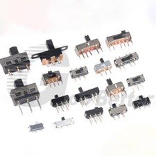 Mini Miniature Railway Slide Switch On-OFF 2 Position ,SPDT Micro Toggle PCB