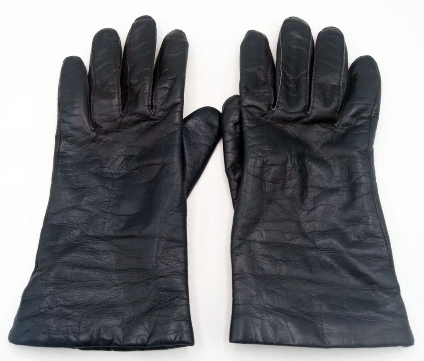 Gloves Fownes Women Large Blue Thinsulate Lined Vintage Fashion Accessory