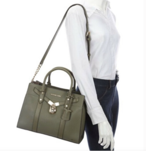 Bolso Cartera Grande de Cuero Michael Kors Nouveau Hamilton Nuevo con Etiquetas - Imagen 2 de 4