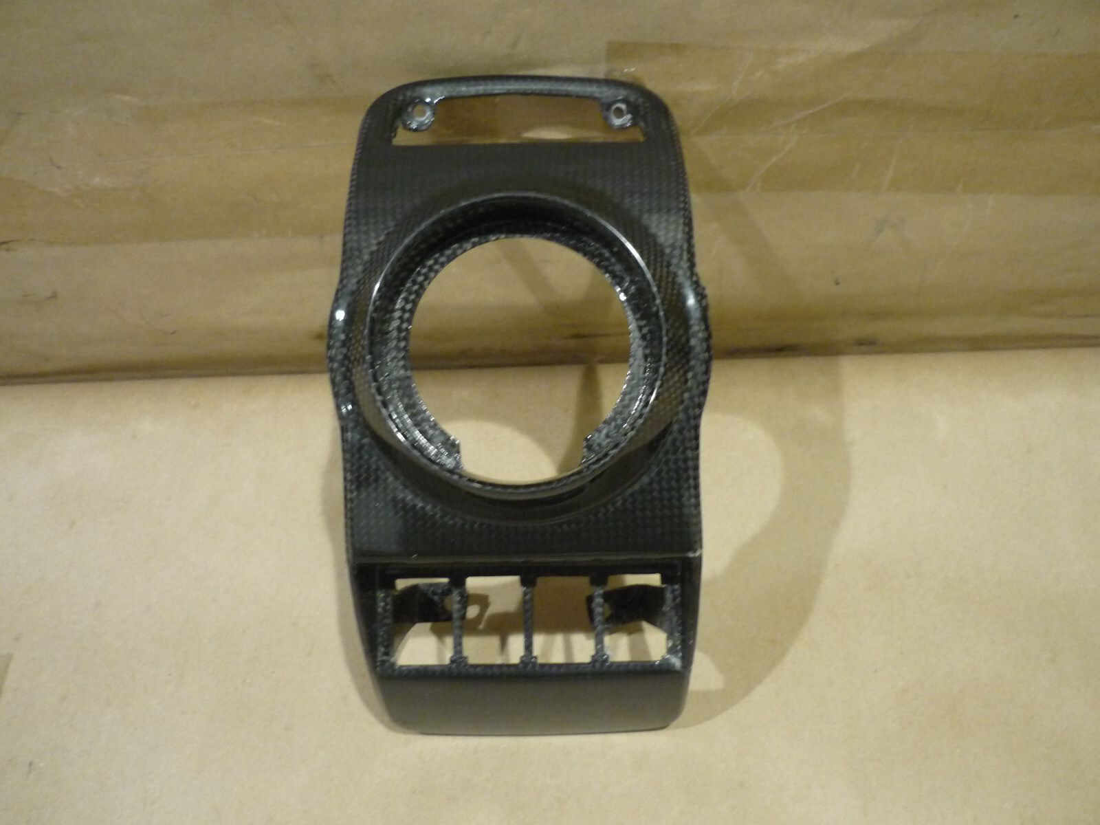 Ferrari 430- LH Dash Air Outlet Plate/Carbon Fiber- P/N 68648200