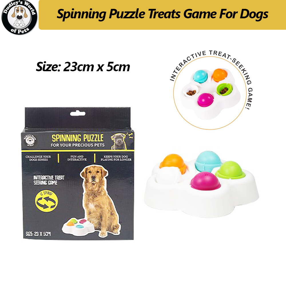 Pet Dog Spinning Puzzle Treat Seek Game Fun Interactive Food - Main Image