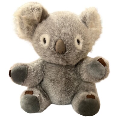 Koala Plush Stuffed Animal Toy Gray Furry Soft Cuddly 14'' Tall