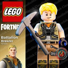 ⭐ LEGO Battalion Brawler Minifigure fort001 Battle Bus Fortnite 77073