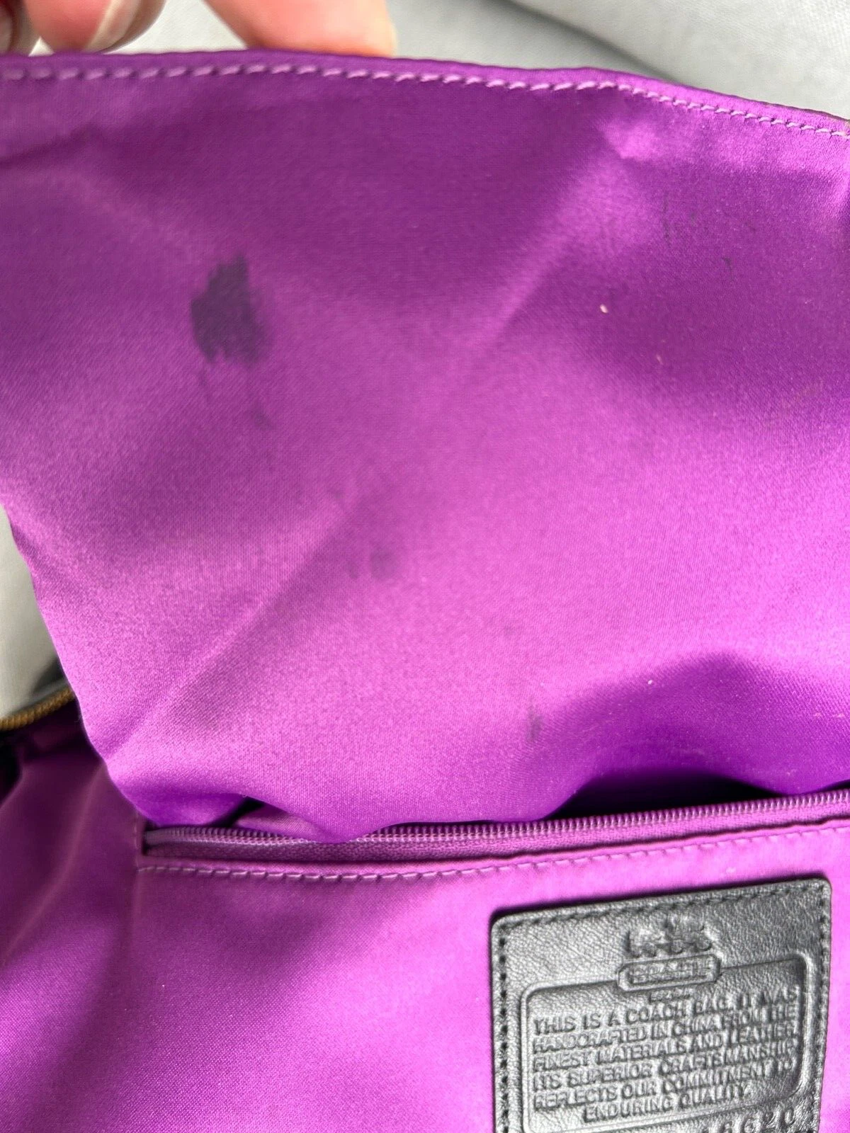 Coach Madison pelle raccolta Sophia 18620 B4 BK autentico nuovo con etichetta