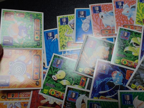 Pokemon Card Amada Sticker Non Holo x60 Aerodactyl Omastar Kabutops etc #4613 - Picture 3 of 10