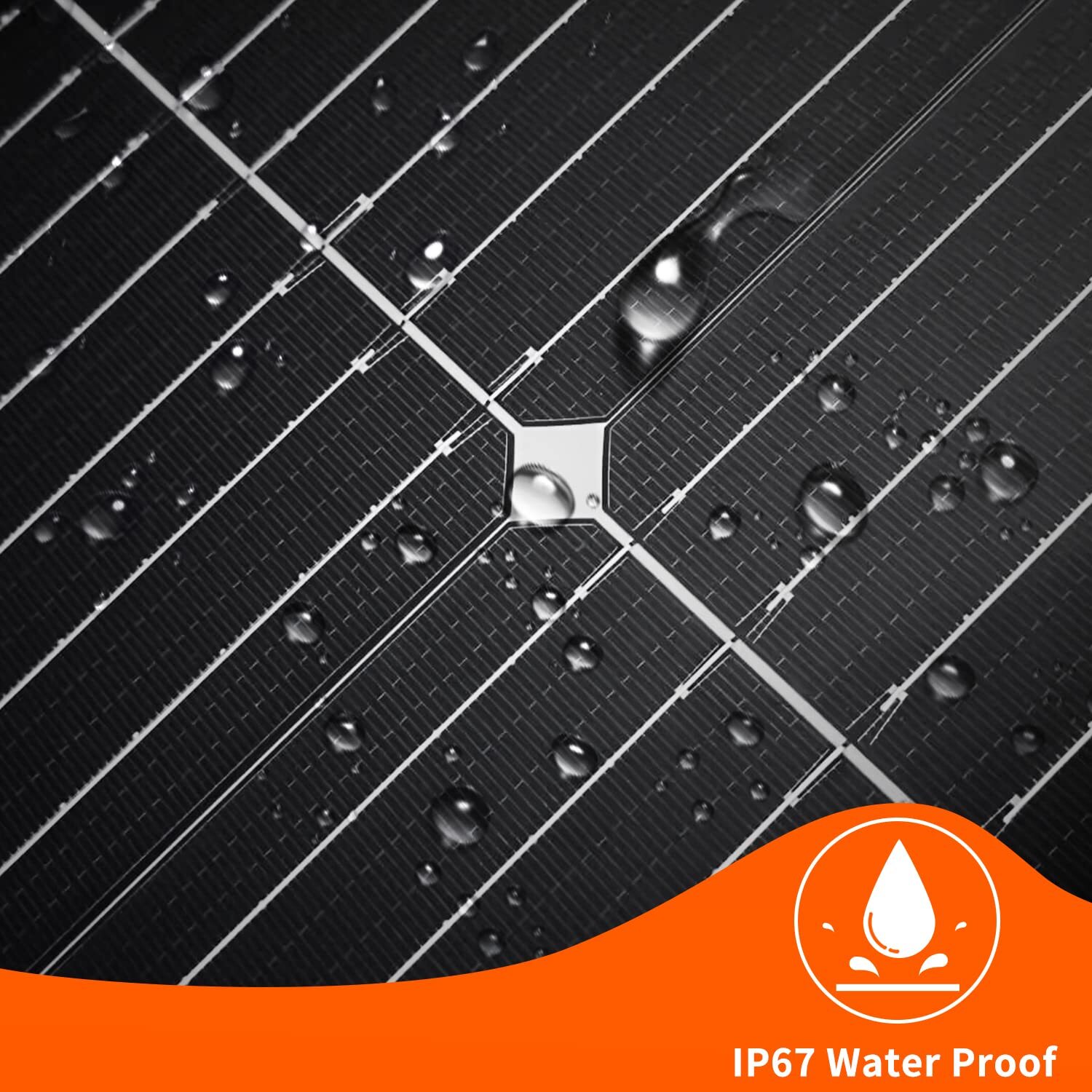 Dokio 200W Flexible Solar Panel Mono for RV, Tent,and Emergency Power Supply