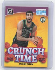2022-23 Donruss #11 Jayson Tatum Crunch Time Purple Press Proof