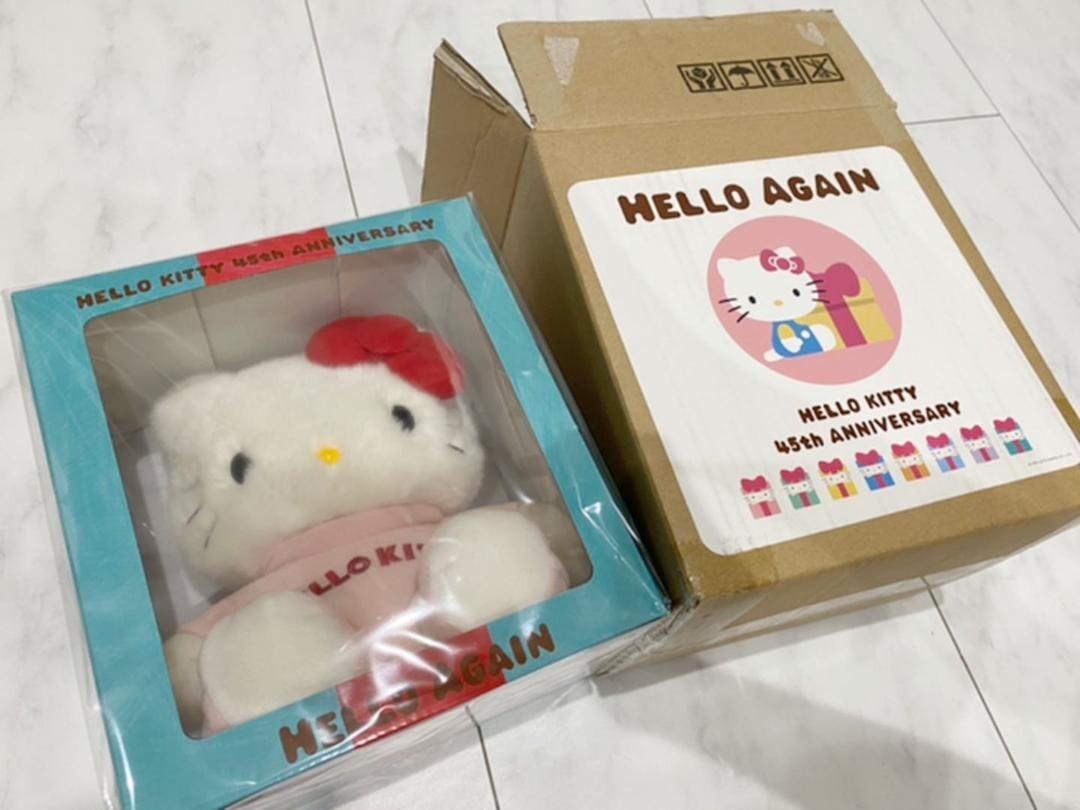 HELLO KITTY 45th Anniversary ぬいぐるみ 激レア Hello Kitty 45th