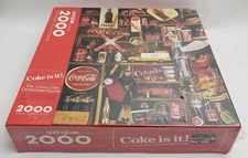 Vintage Springbok Coca Cola Centennial 1986 Coke Is It Puzzle 2000 New