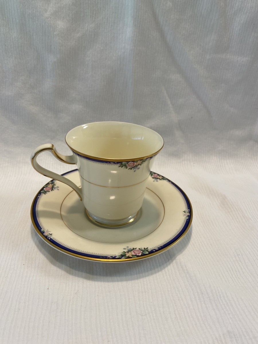 Mikasa Imperial Rose Fine Ivory China Coffee Cup Saucer
