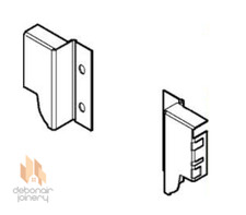 Blum Tandembox M Height Rear Drawer Fixing Brackets Set Grey