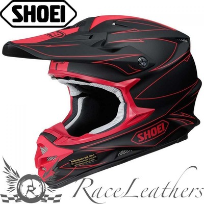 SHOEI VFXW HECTIC TC1 MATT ROT MX MOTOCROSS MOTORRAD DIRTBIKE HELM