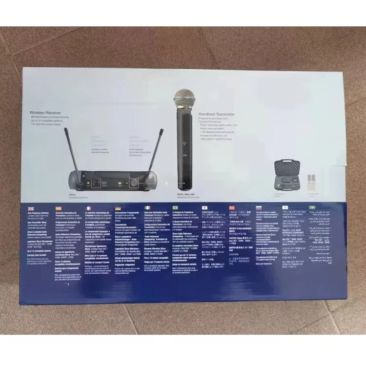 Professional Handheld Mic Vocal Microphone Dynamic Wireless Microphone Black - Image 2 of 4