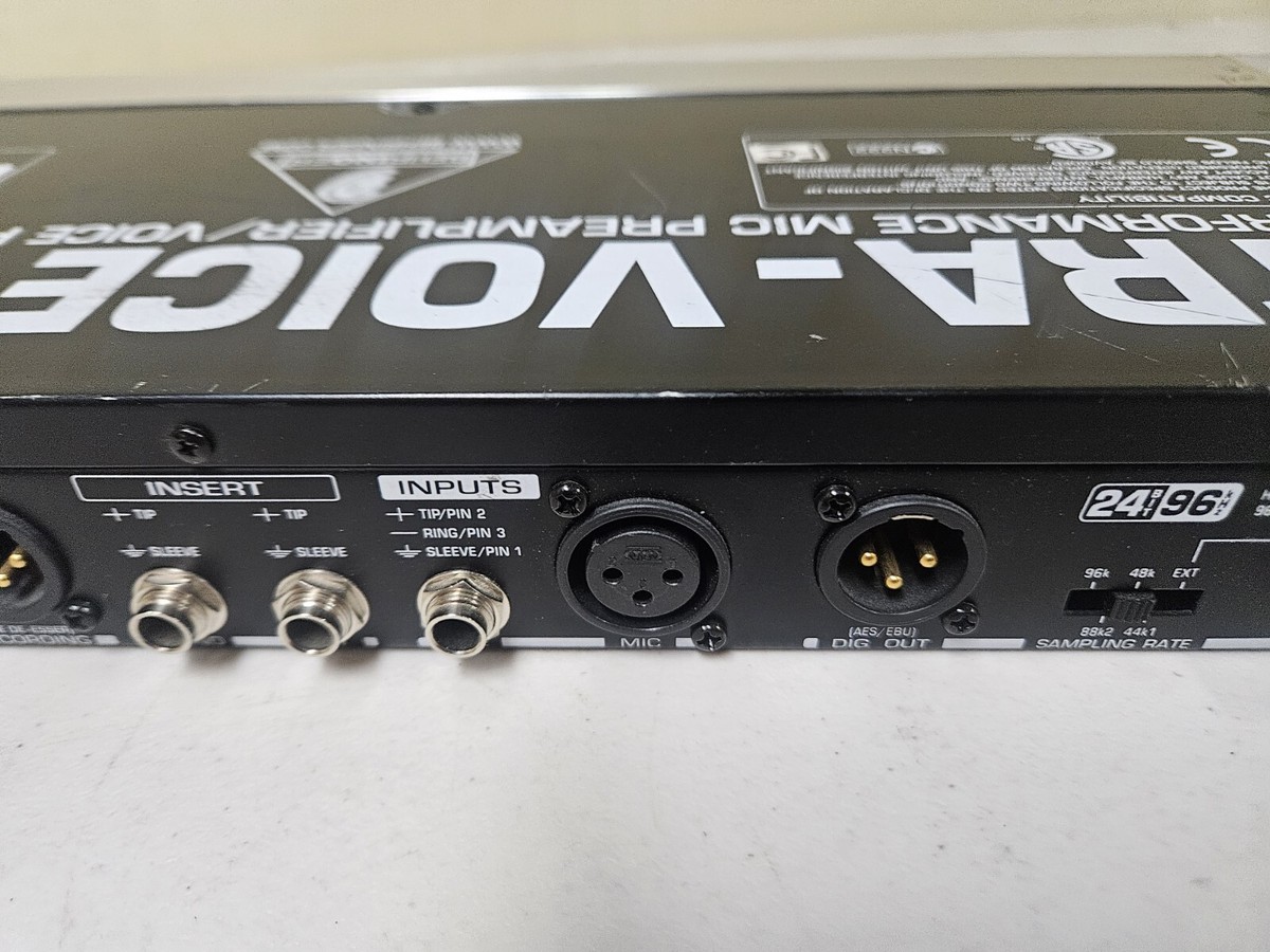 BEHRINGER VX2496 ULTRA VOICE DIGITAL PROCESSOR 24 BIT PARTS