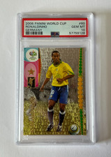 RONALDINHO BRASIL HOLO FOIL LEGEND PANINI FIFA WORLD CUP 2006 GERMANY PSA 10