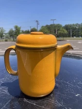 Rosenthal Flammfest Danish Gold Yellow Thomas Midcentury Coffee Pot EXC