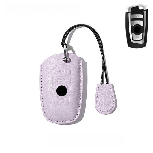 Genuine Leather Car Key Case Cover For BMW M5 F10 F30 1 2 3 4 5 6 7 X3 X4 X5 - Picture 12 of 12