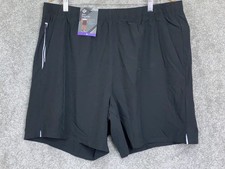 30 New Men's Member's Mark Work it Out Shorts Black Size: XXL