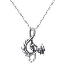Dragon Shaped Pendant Necklaces Fashion Party Jewelry Alloy Material for Girl