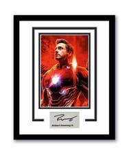 Iron Man Robert Downey Jr. Autographed Signed 11x14 Framed Photo ACOA
