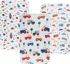 Pack N Play Sheet Stretchy Fitted Portable Mini Crib Sheets Set 3 Pack,Playard S