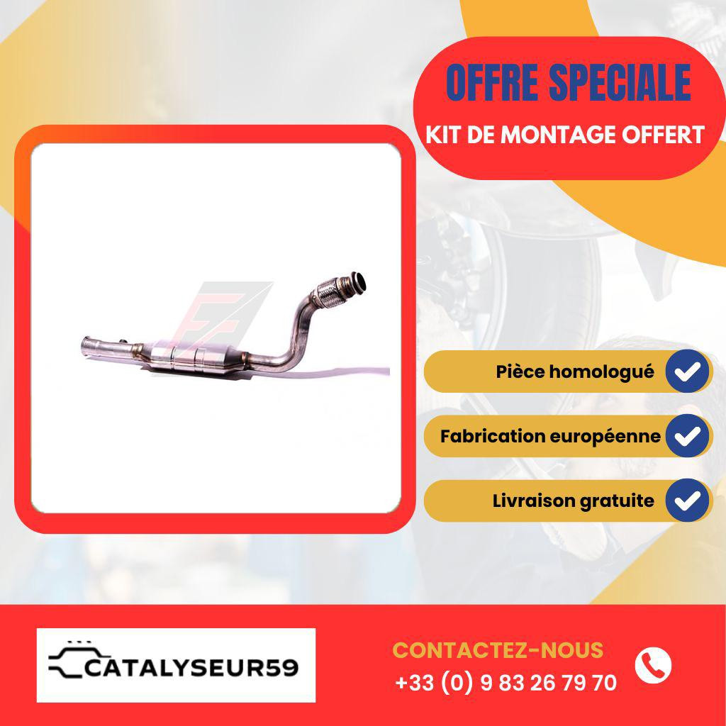 Catalyseur CITROËN EVASION 2.0i 16V essence pot d'échappement EW10J4