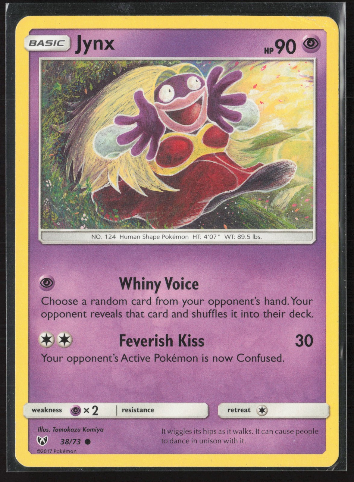 Jynx Common Shining Legends 38/73 NM Pokemon Card