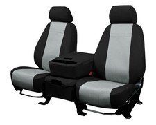 Caltrend Car Seat Covers Fit Ford F-250-350 2017-2022 Light Grey Duraplus