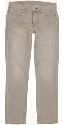 Levi's 511 Herren Jeans Grau Straight Slim Stretch W30 L30 (100160)
