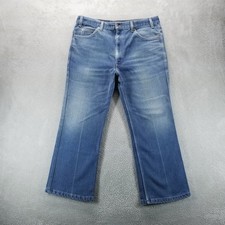 VTG Levis 517 Jeans Mens 36x26 Blue Bootcut Medium Wash 90s Cotton Poly Stretch