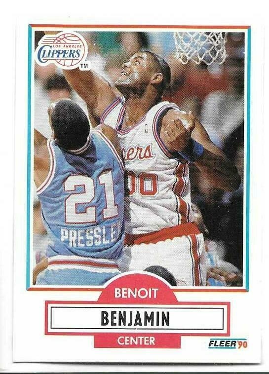 BENOIT BENJAMIN 1990-91 FLEER CARD NM-MT+ CONDITION